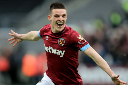  德克兰·赖斯远射建功西汉姆联主场力克埃弗顿收获三连胜